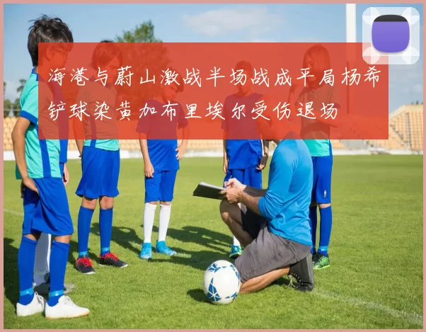 海港与蔚山激战半场战成平局杨希铲球染黄加布里埃尔受伤退场